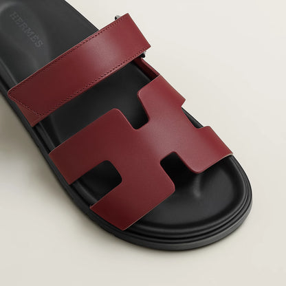 Hermès - Sandales Chypre Rouge H