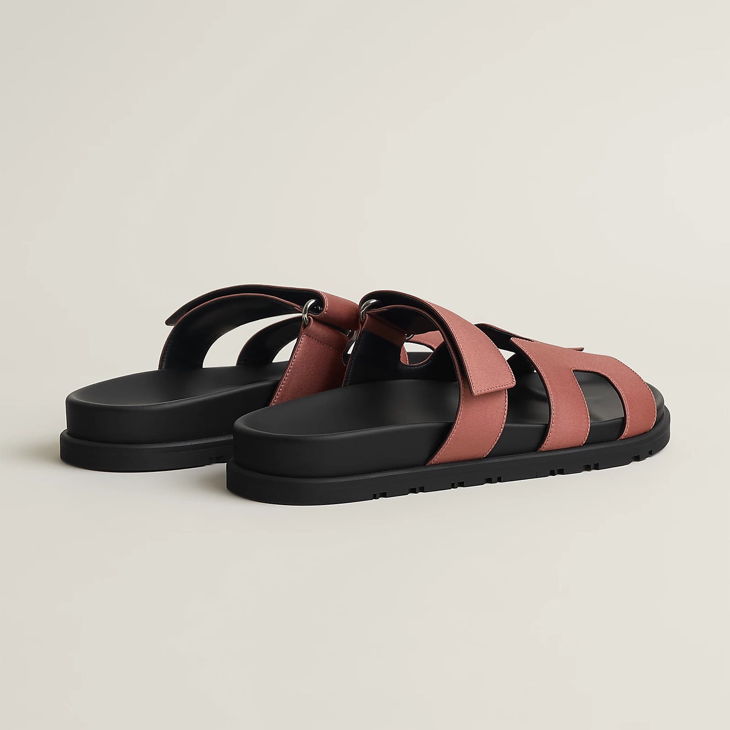 Hermès - Sandales Chypre Bois De Rose