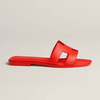 Hermès - Sandales Oran Rouge Grenadine
