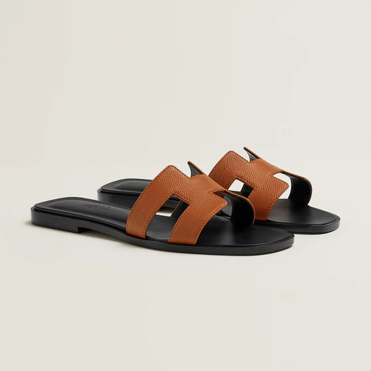 Hermès - Sandales Oran Naturel