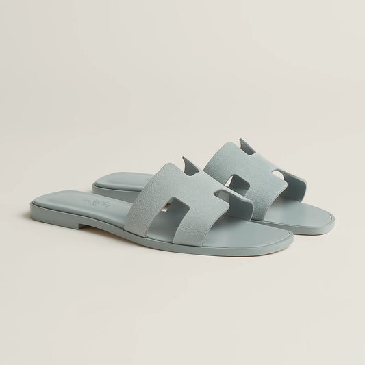 Hermès - Sandales Oran Gris Nuage