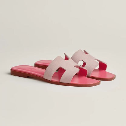 Hermès - Sandales Oran Rose Porcelaine