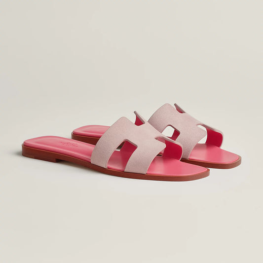 Hermès - Sandales Oran Rose Porcelaine