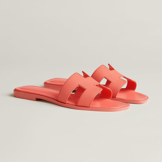 Hermès - Sandales Oran Orange Joey
