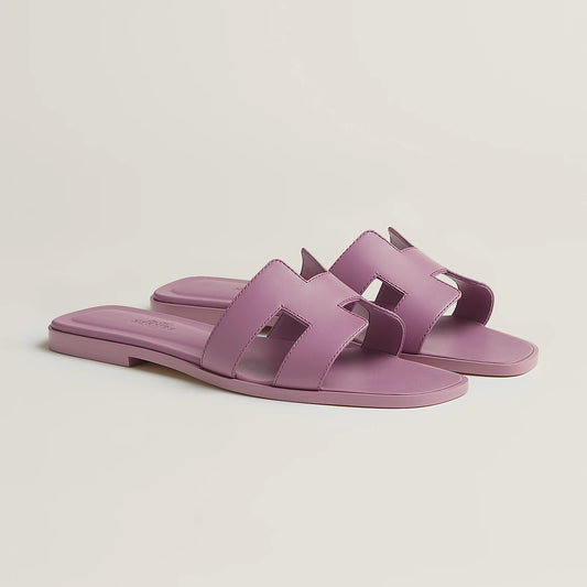 Hermès - Sandales Oran Bruyère