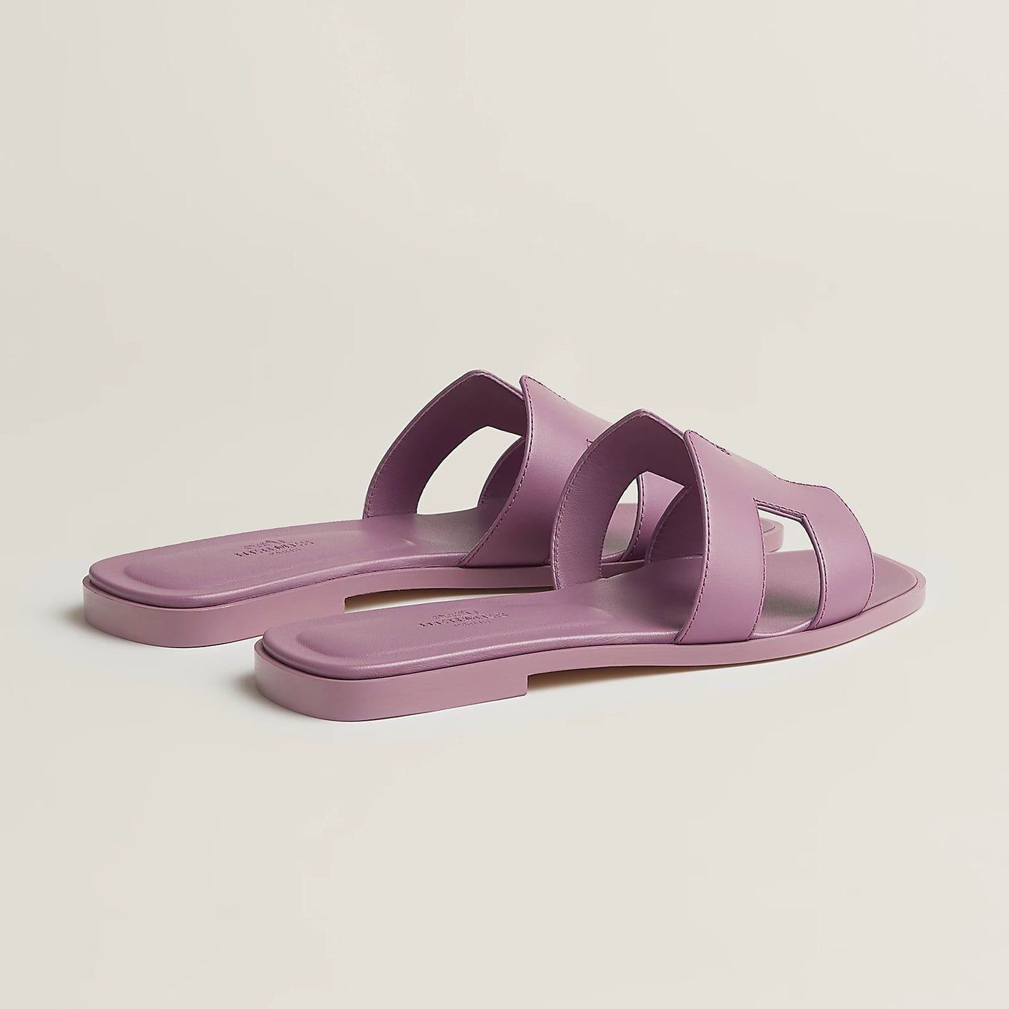 Hermès - Sandales Oran Bruyère