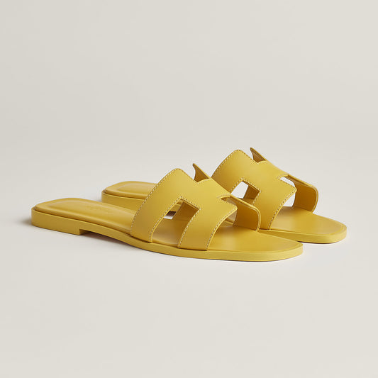 Hermès - Sandales Oran Jaune Impérial