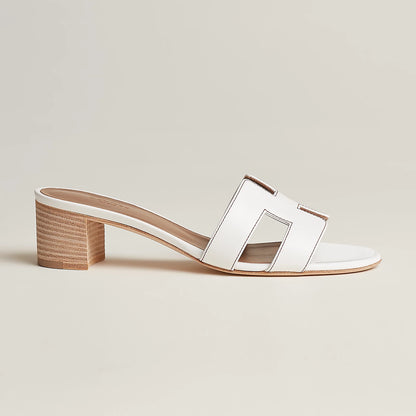 Hermès - Sandales Oasis Blanc / Natural