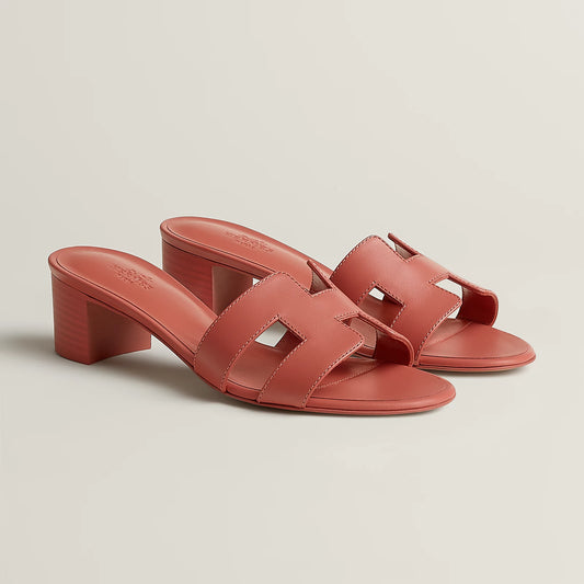 Hermès - Sandales Oasis Rouge Tomette