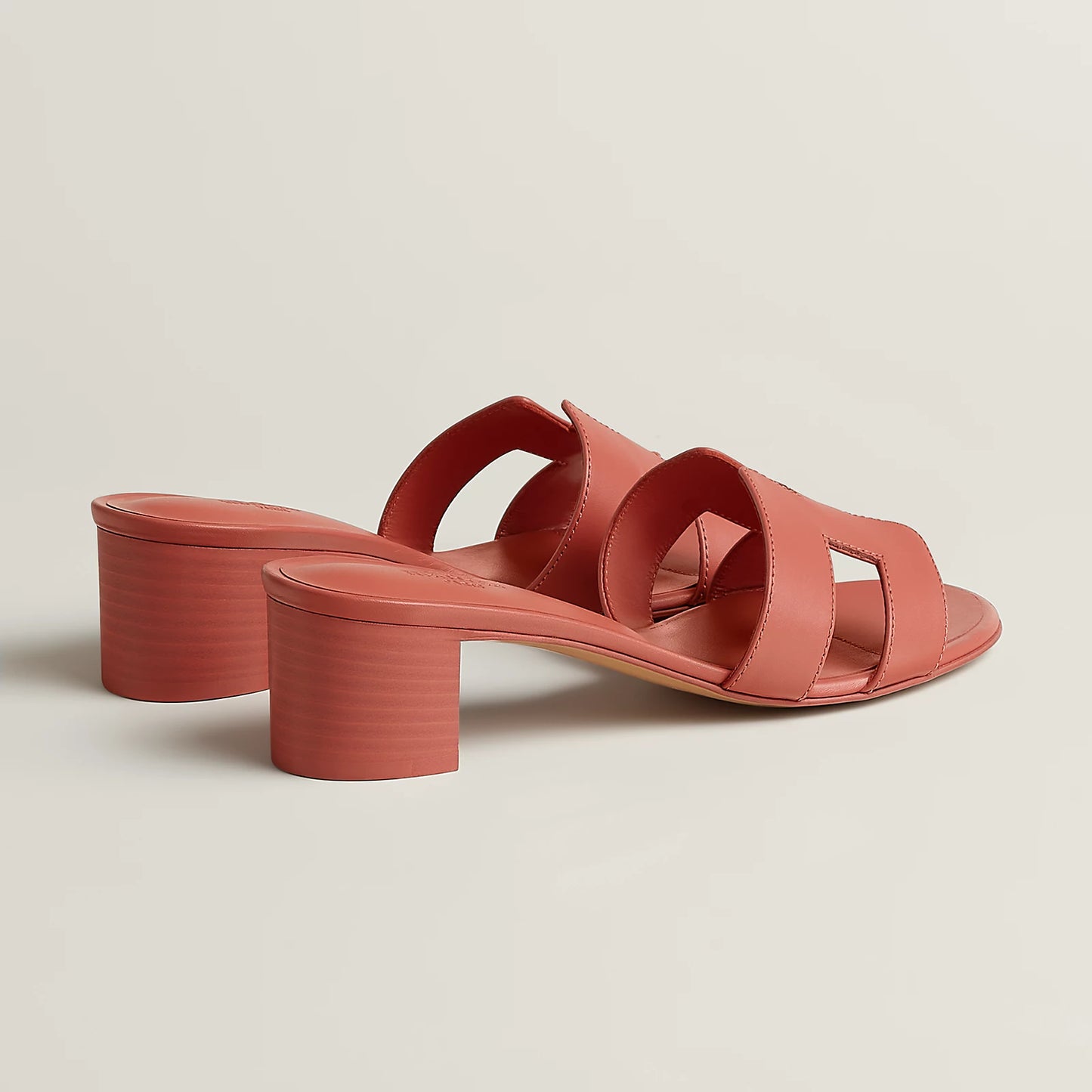 Hermès - Sandales Oasis Rouge Tomette