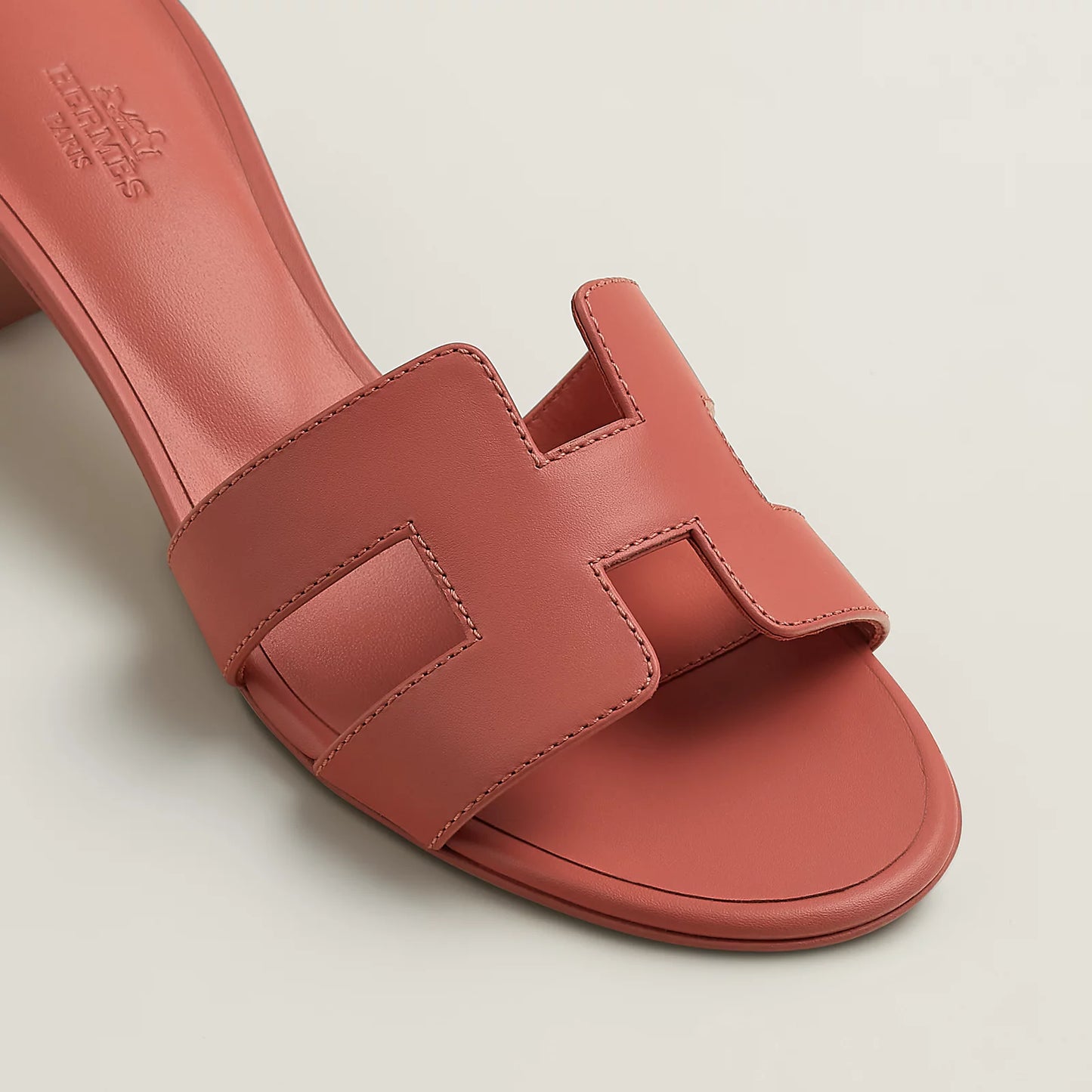 Hermès - Sandales Oasis Rouge Tomette