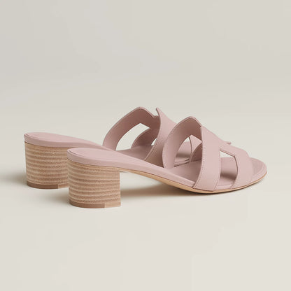 Hermès - Sandales Oasis Rose Porcelaine