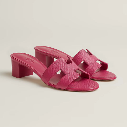 Hermès - Sandales Oasis Rose Bougainvillier