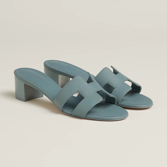Hermès - Sandales Oasis Gris Antarctique