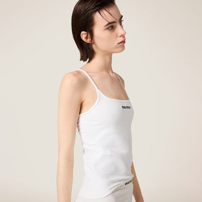 Miu Miu - Haut sans coutures Blanc