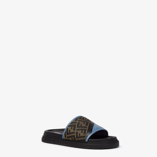 Fendi - Claquettes Bleu