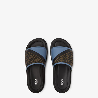 Fendi - Claquettes Bleu