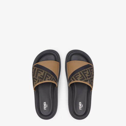 Fendi - Claquettes Marron