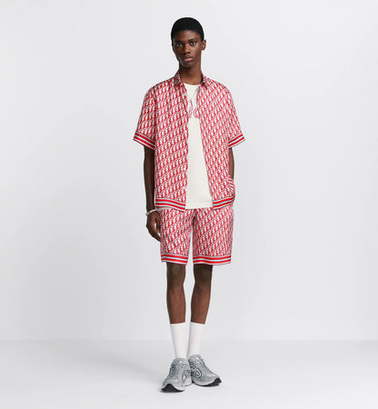 Dior - Ensemble SHORT + CHEMISE Dior Oblique Rouge