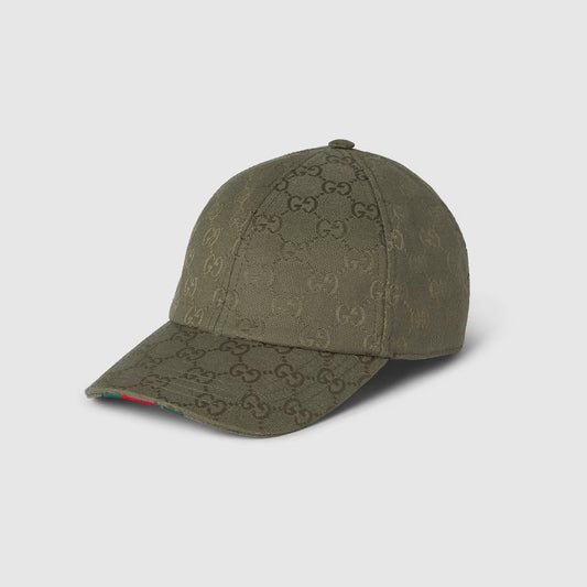 Casquette en toile GG en vert forêt