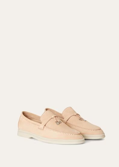 Loro Piana - Mocassins Summer Charms Walk Rose Sable