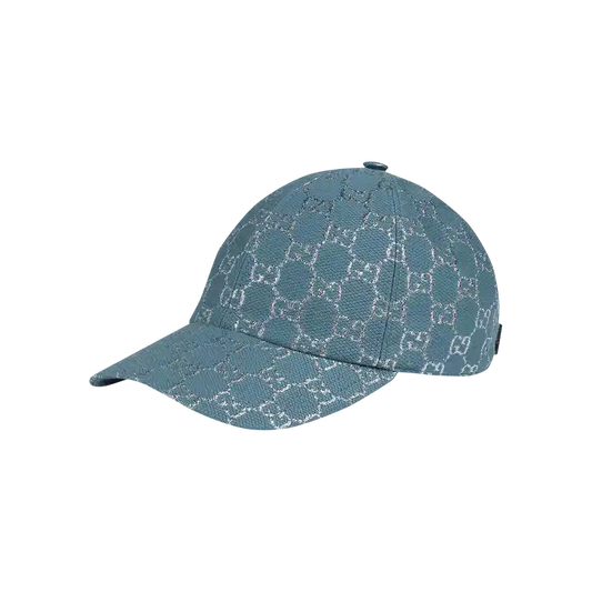 Casquette GG Lamé Bleu
