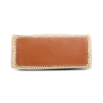 Louis Vuitton 2024 Neutral Raffia Canvas Onthego MM