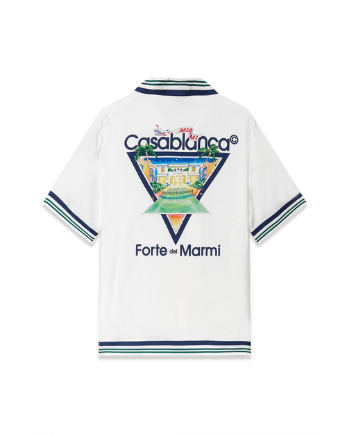 Miami Open x Forte Dei Marmi Short Sleeve Silk Shirt