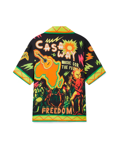 Music For The People Silk Shirt