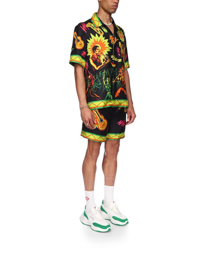 Music For The People Silk Shirt