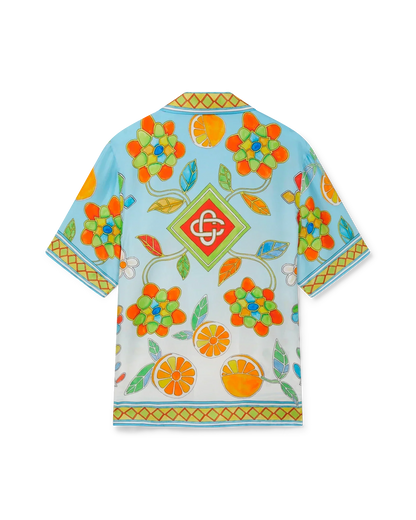 Yoruba Flowers Silk Shirt