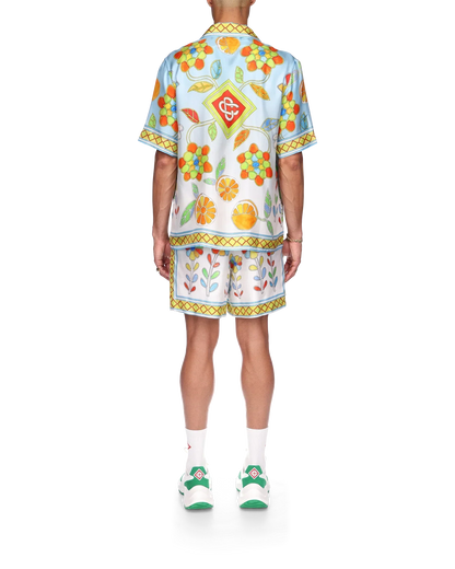 Yoruba Flowers Silk Shirt