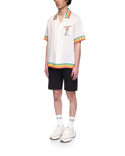 Leaning Column Silk Shirt