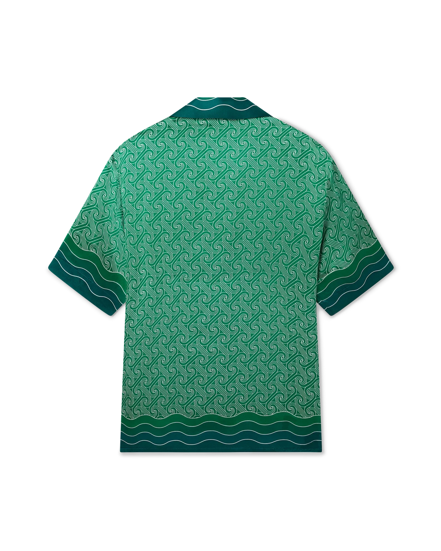 Column Monogram Silk Shirt