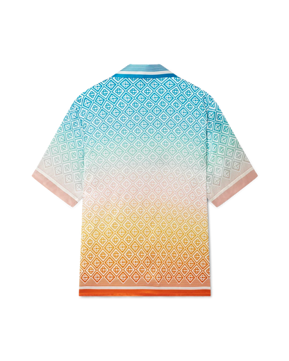 Gradient Monogram Silk Shirt