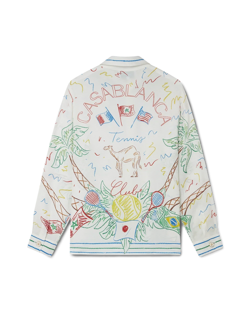 Crayon Tennis Club Silk Shirt