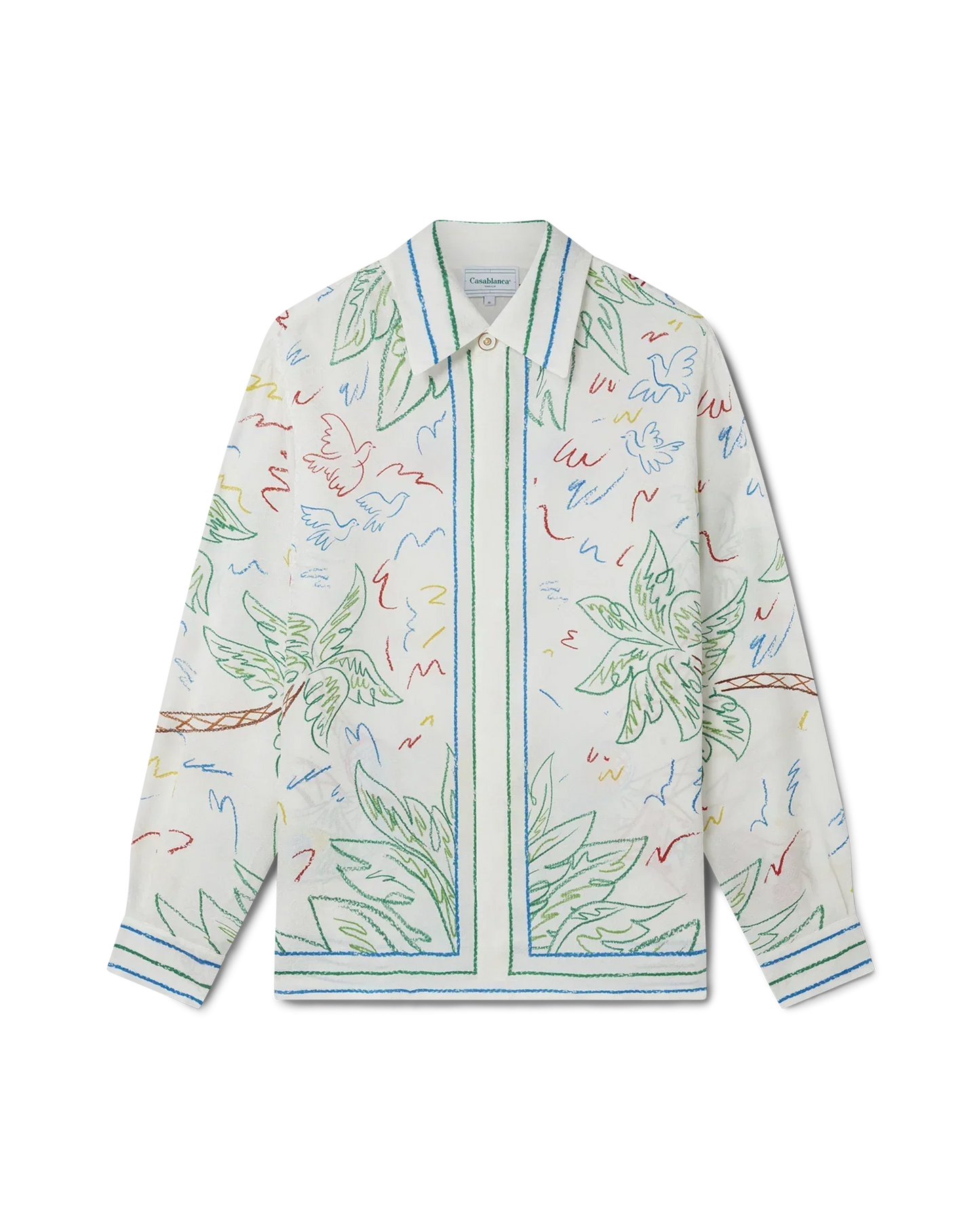 Crayon Tennis Club Silk Shirt