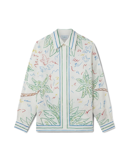 Crayon Tennis Club Silk Shirt