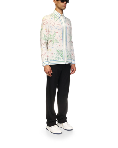 Crayon Tennis Club Silk Shirt