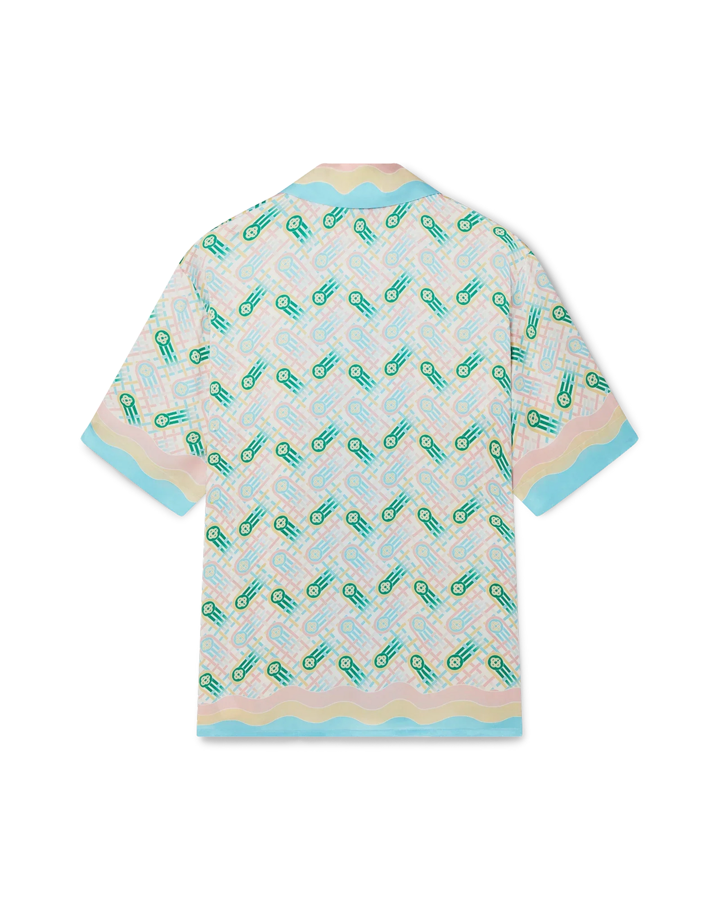 Ping Pong Short Sleeve Silk Shirt