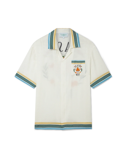 Casa Way Short Sleeve Silk Shirt
