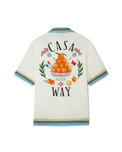 Casa Way Short Sleeve Silk Shirt