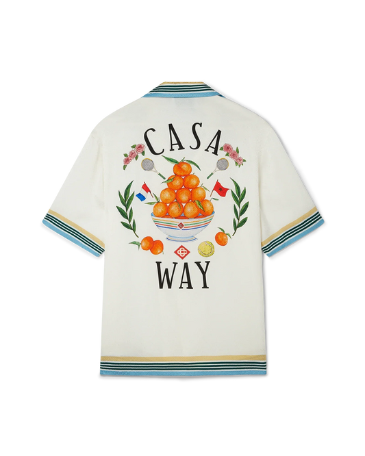 Casa Way Short Sleeve Silk Shirt