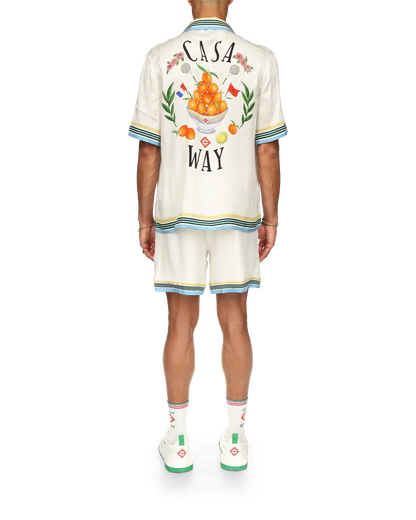 Casa Way Short Sleeve Silk Shirt
