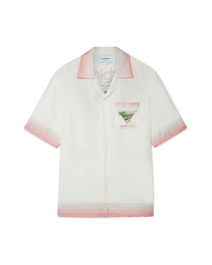 Tennis Club Icon Short Sleeve Silk Shirt
