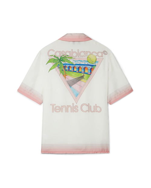 Tennis Club Icon Short Sleeve Silk Shirt
