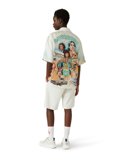 Celebration Du Sport Short Sleeve Silk Shirt