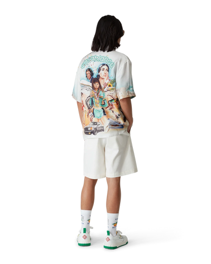 Celebration Du Sport Short Sleeve Silk Shirt