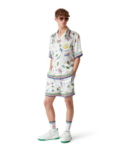 Le Vase Brise Short Sleeve Silk Shirt