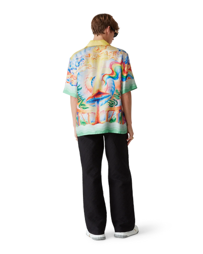 Nature's Teacher Short Sleeve Silk Shirt